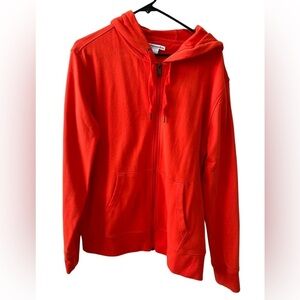 Amazon Essentials NWOT Orange Zip Up Hoodie size L